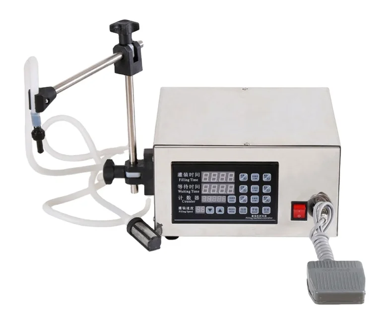 

Semi-automatic Small CNC Liquid Filling Machine for Edible Oil Perfume Mineral Water Beverages With Quantitative Filling