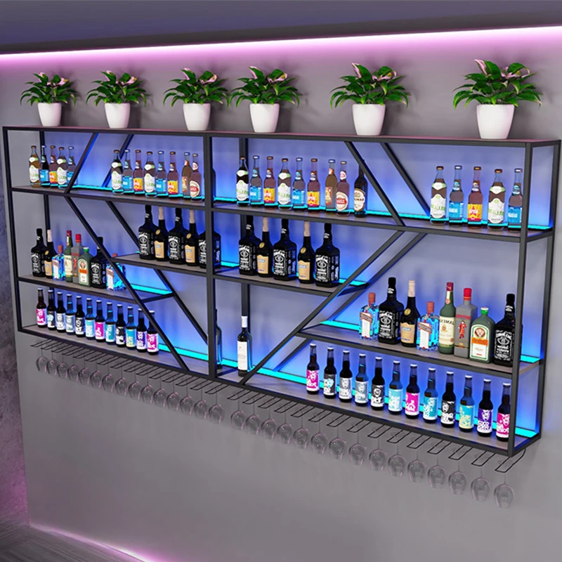 Moderne Luxe Wijnbar Kast Opbergplanken Multifunctionele Keuken Drank Cottage Liquor Mini Gabinete Meubelhoek