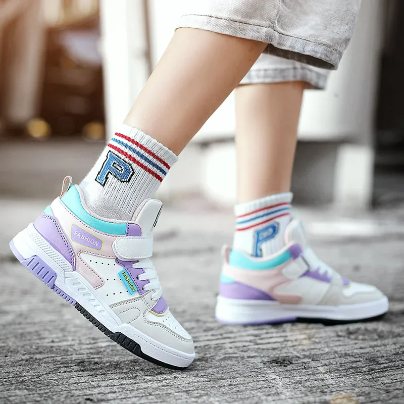 Kids Shoes Girls Sneaker Luxury Autumn Skateboard Children Casual Shoes Fashion School Running Tennis Sports Shoes for Girl