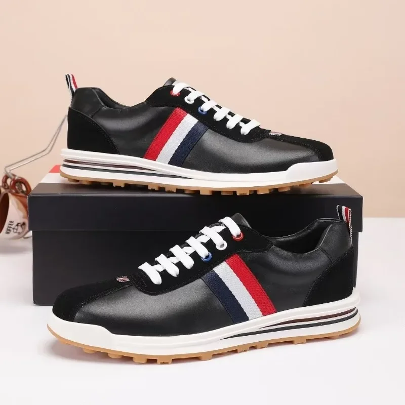 2024 Nowe męskie buty golfowe Czarne białe markowe designerskie buty gimnastyczne dla mężczyzn Antypoślizgowe buty golfowe dla mężczyzn Dobrej jakości trampki golfowe