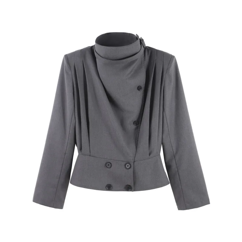 KWTX ผู้หญิง 2 ชิ้นชุดลําลองไม่สม่ําเสมอเสื้อกางเกงขากว้าง Vintage Luxury Designer คุณภาพสูงฤดูใบไม้ผลิฤดูร้อน 2025