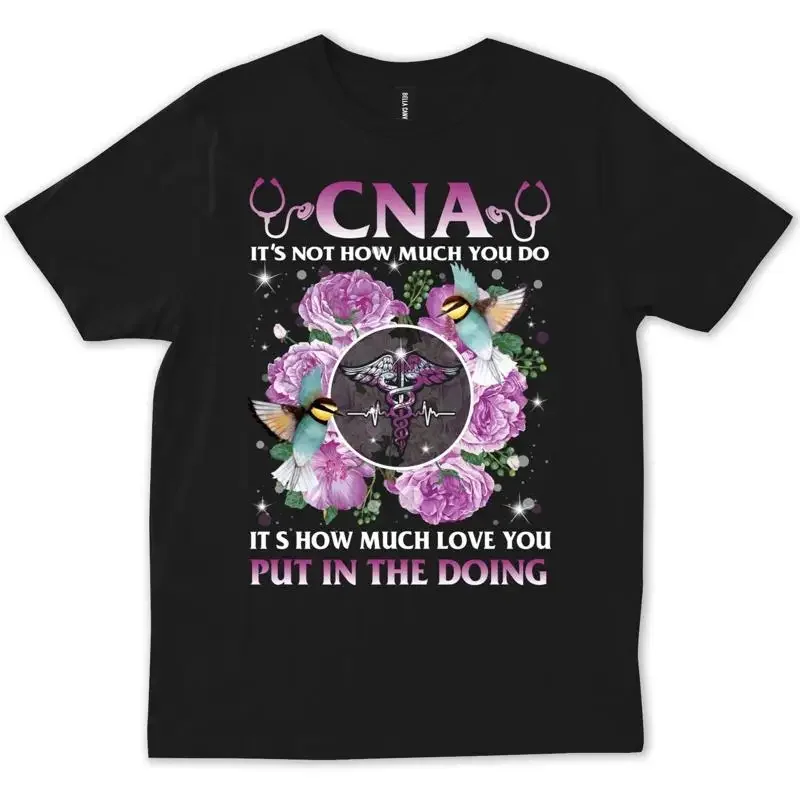 Nurse CNA GifT T Shirt Coffee Graduation RN Funny Cute Daughter Son Mom