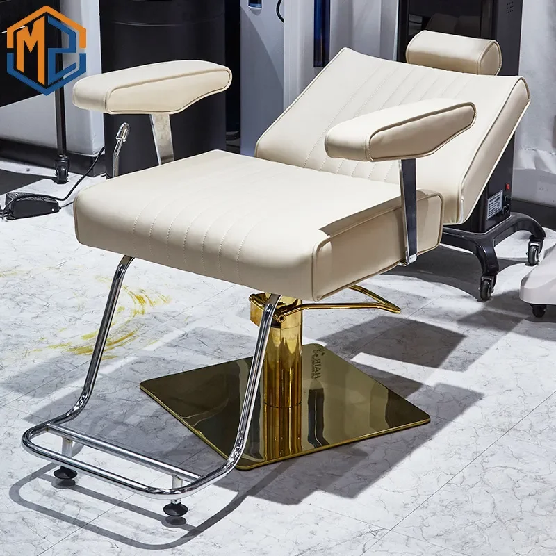 Professional Barber Chair for Hair Salon Rotating Styling Chair for Perm Dyeing and Cutting Heavy Duty Hydraulic Salon