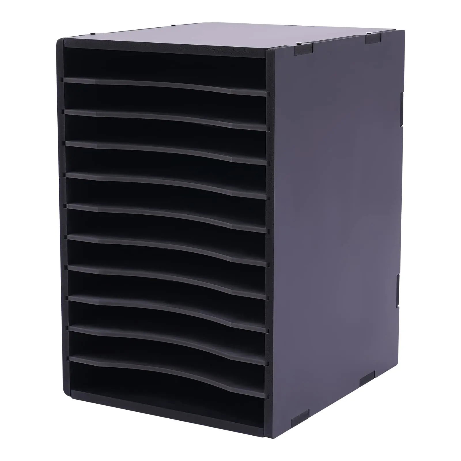 

Vertical Desktop Sorter 11 Slots, Mail Organizer Vertical File Organizer, Pvc Paper Sorter Organizer with 11 Adjustable Compartm