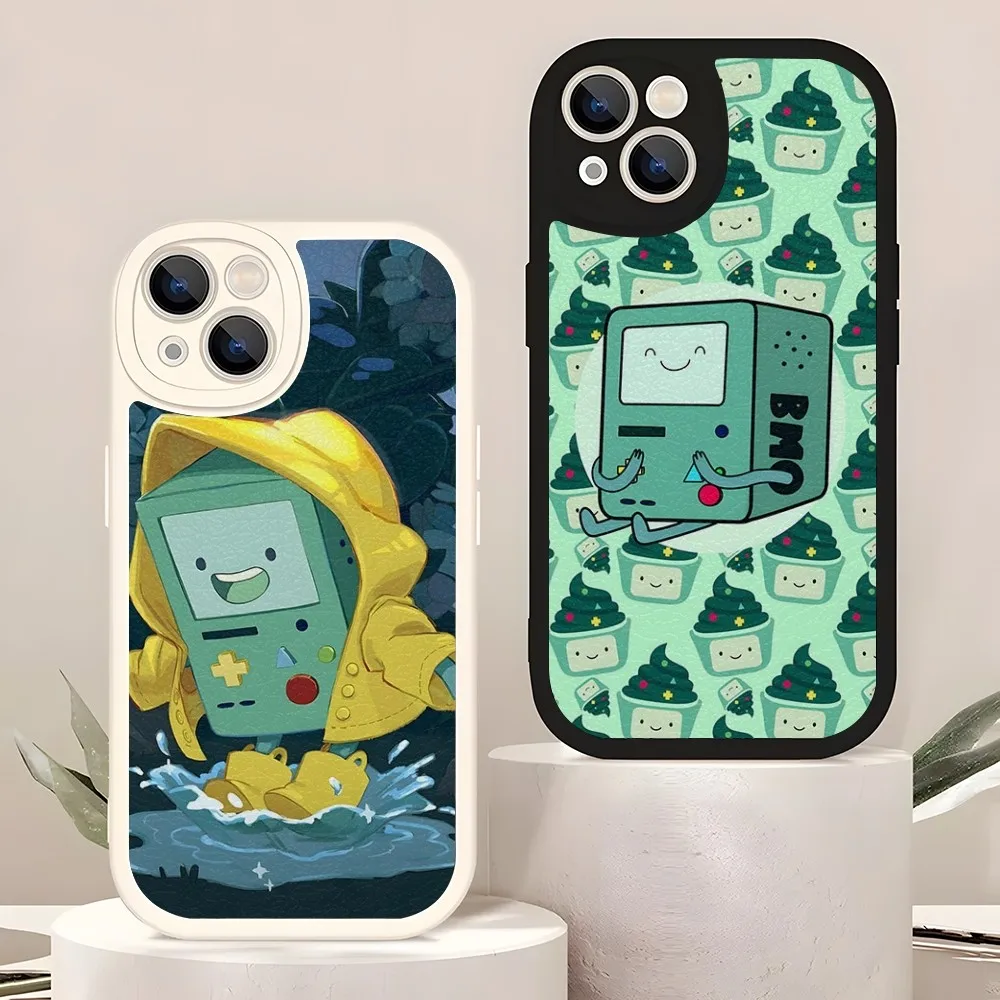 Adventure time cute Beemo BMO Jake Finn Phone Case For iPhone 15 14 11 12 13 Pro Max Mini X XR XS 7 8 Plus Lens Protection