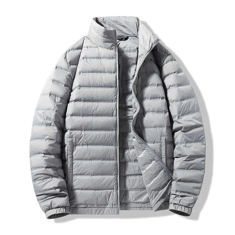 جديد الخريف والشتاء زوجين 90 بطة بيضاء أسفل أسفل سترة، الوقوف طوق، عارضة تنوعا، رقيقة جدا ودافئة سترة