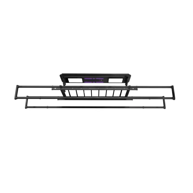 Premium Foldable Ceiling-Mounted Multifunctional Aluminum Smart App Controlled Indoor/Outdoor Balcony Clothes Drying Rack