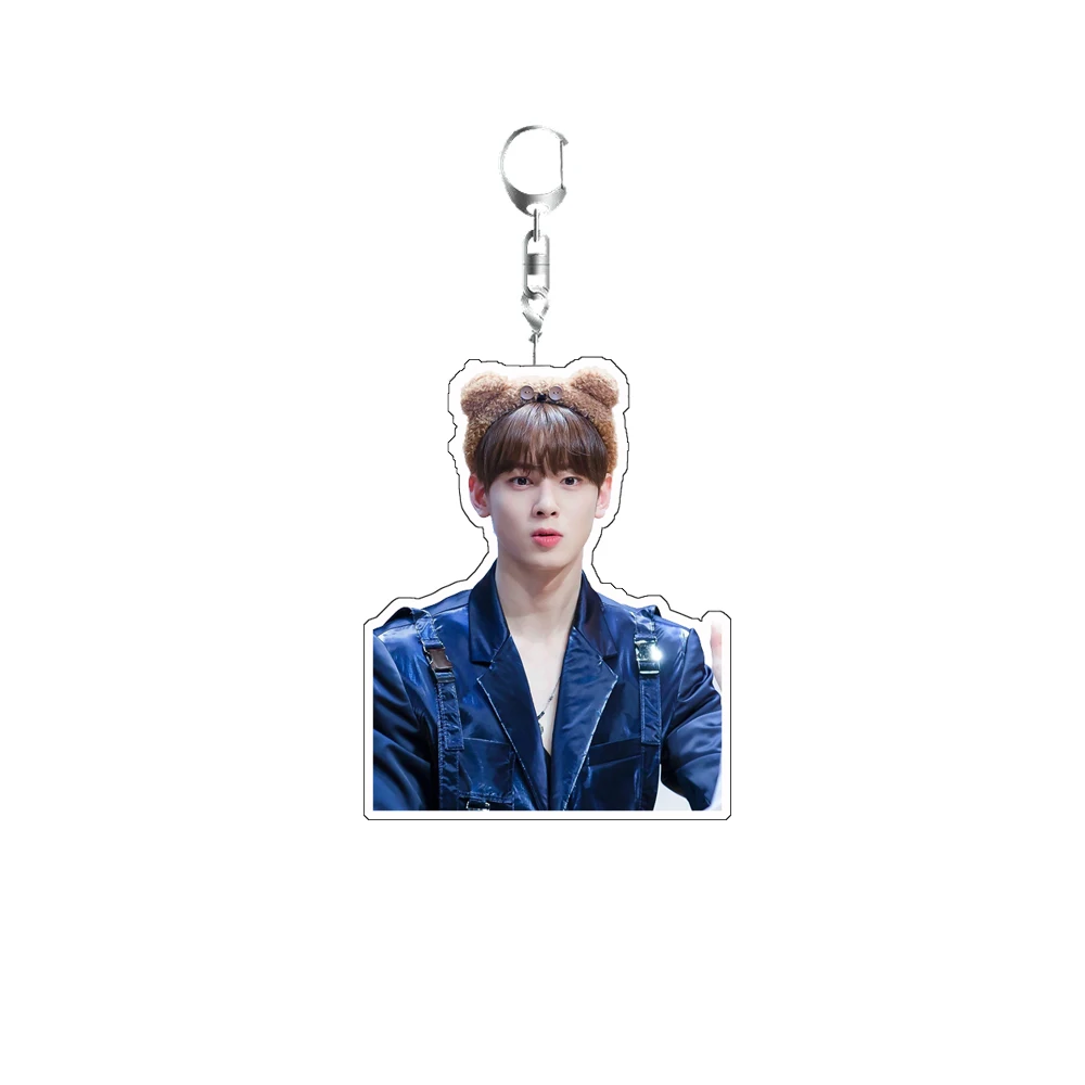 Cha EunWoo backpack keychain Acrylic pendant gift