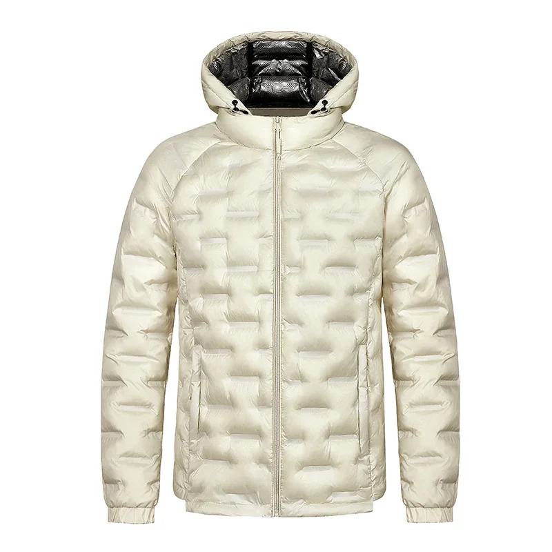 Detachable Hood Thick Fleece Cotton Coat Men New Autumn Winter Fashion Cardigan Windproof Cold Resistant Casual All Match Loose