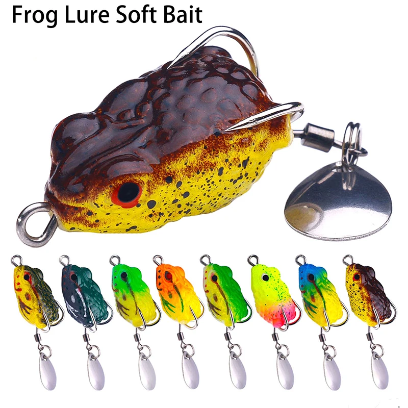 1 Piece Artificial Lure Shiny Double Hook Lure Fishing Bait Soft Bait Blackfish Imitation Soft Bait