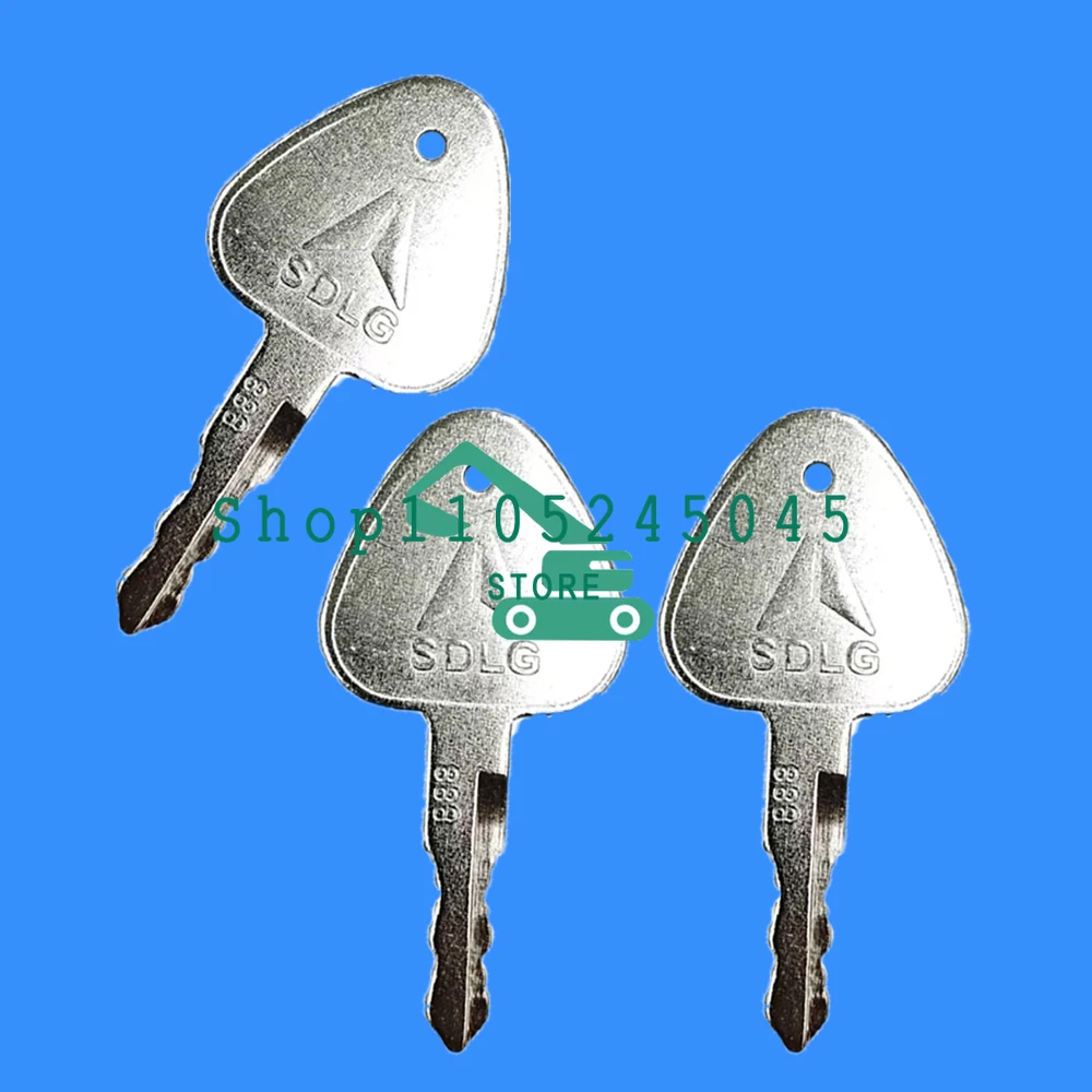 

1/5/10PCS New Ignition Start Keys for SDLG Key LG60 65 85 135 150 210F 360E Door Excavator Accessories