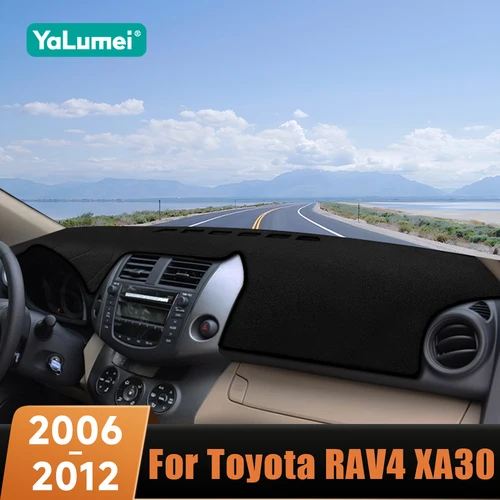 Imagen 1 del producto Tablero de instrumentos de coche, cubierta de luz, alfombrilla Anti-UV, alfombras antideslizantes para Toyota RAV4 XA30 2006 2007 2008 2009 2010 2011 2012 RAV 4