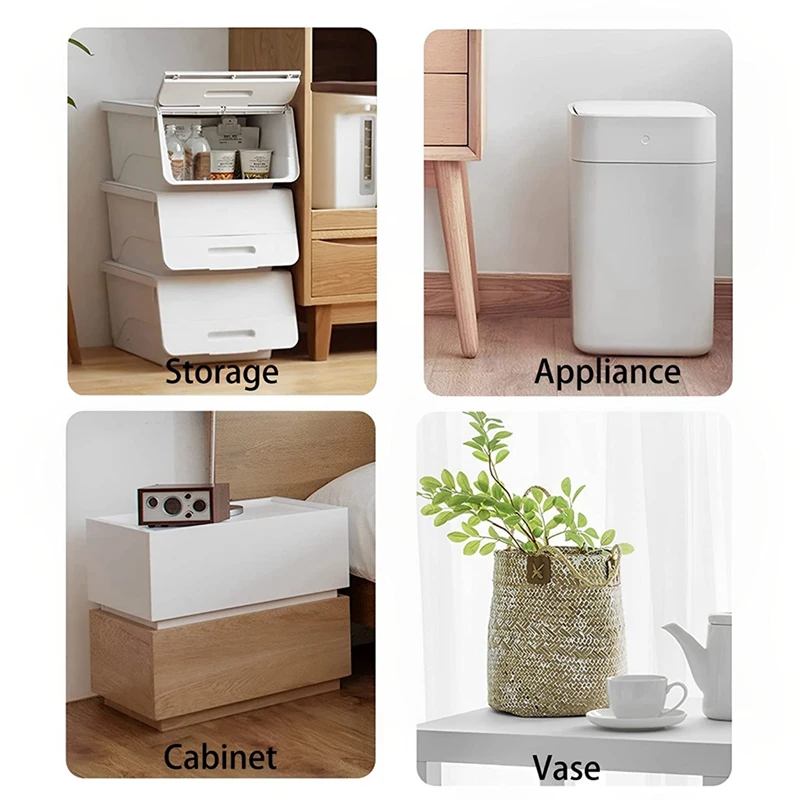 AB47-12Pcs Mini Self Adhesive ล้อหมุนล้อลูกปัดคู่ Universal ล้อสําหรับเฟอร์นิเจอร์กล่อง Mini Roller