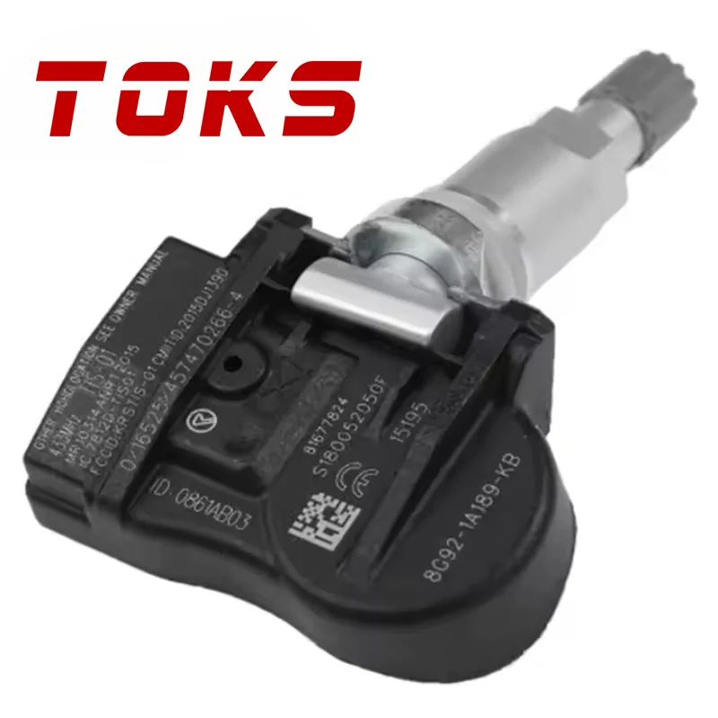 TOKS 4PCS 8G92-1A189-KB TPMS Tire Pressure Monitoring System Sensor FIT for Ford Galaxy S-Max Mondeo 8G921A189KB 8G92 1A189 KB