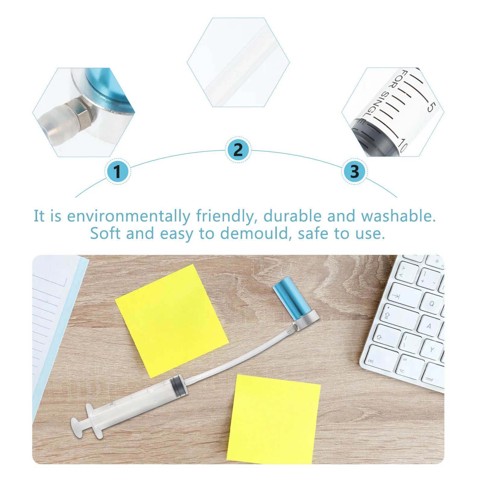 2세트 수제 몰드 키트 DIY 립밤 만들기 몰드 세트에 완벽한 재미있는 창의적 공예 경험