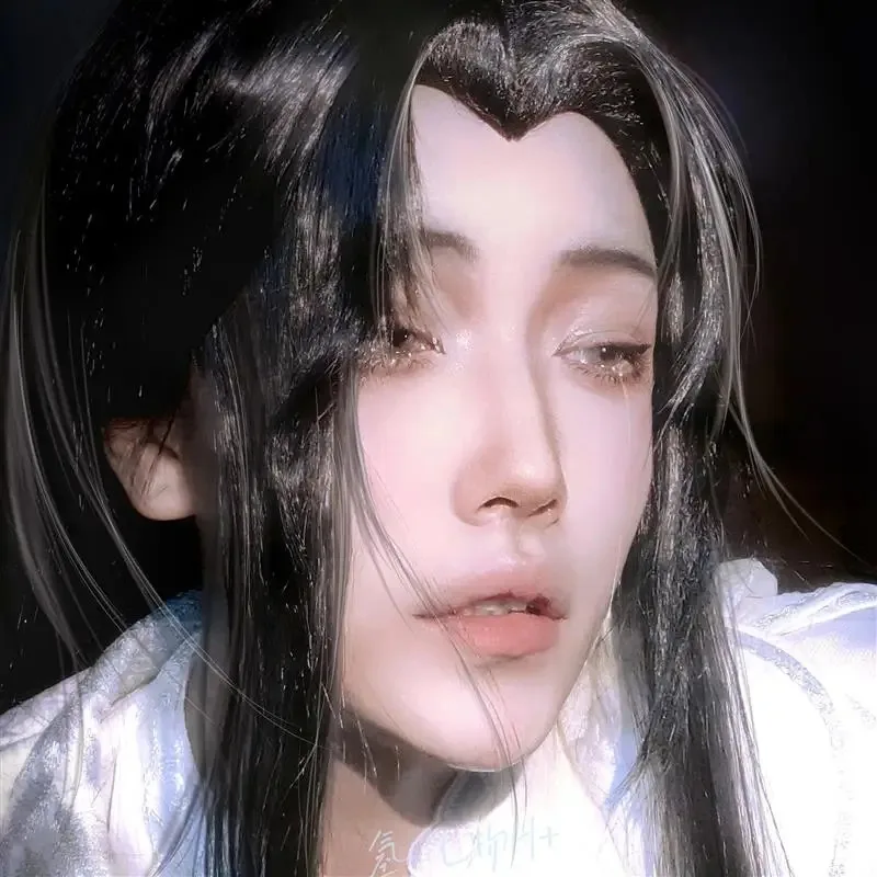 Антикварный универсальный стиль Hanfu, парик Chu Wanning, костюм мастер Xia Si Ni Xie Lian, разделенный головной убор на Хэллоуин