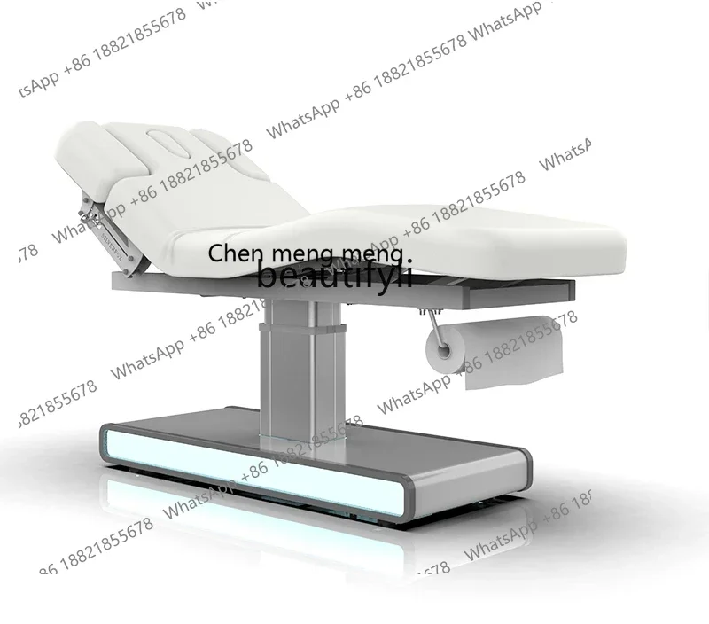 ss 8617 Three motors, massage simple electric beauty sheets column spa bed light with adjustable ambient light