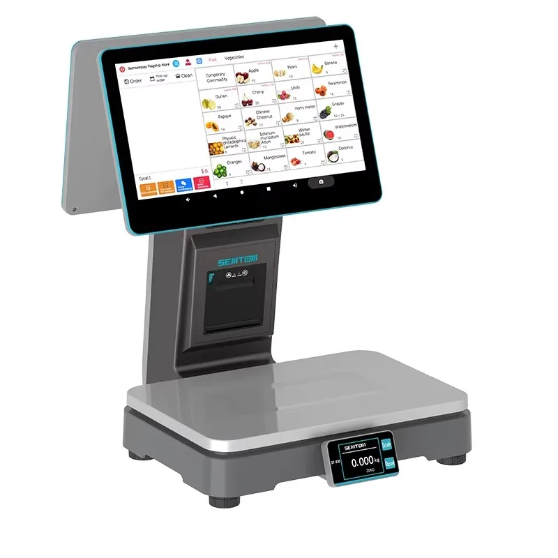 New Arrival 15.6 Inch AI Electronic Digital Touch Screen Supermarket Retail Touch Display Pos Weighing Scale for Retail