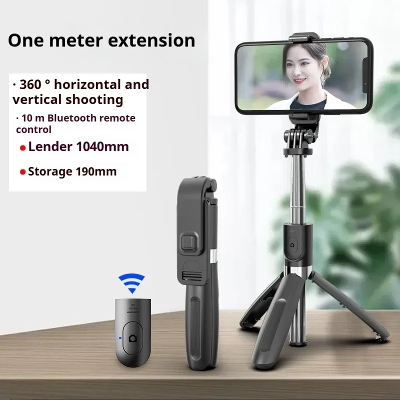 Trípode con palo de Selfie Bluetooth, diseño Universal para fotografía, vídeo, transmisión en vivo, multifunción, Compatible con teléfonos inteligentes