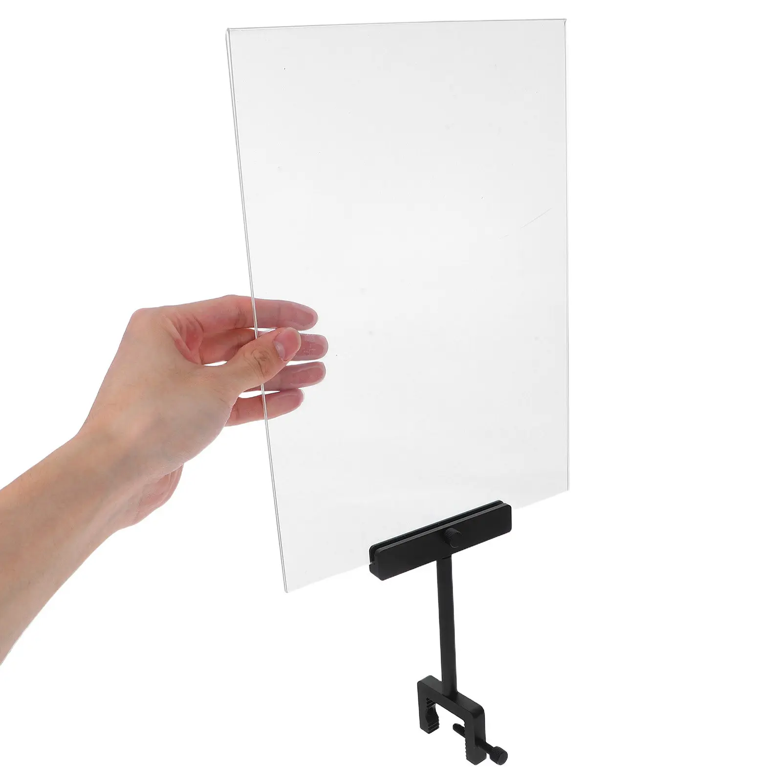 

Прозрачный держатель ценников с клипсой, многофункциональная подставка для вывесок, рекламный дисплей для розничной торговли, супермаркетов, одежды и товаров