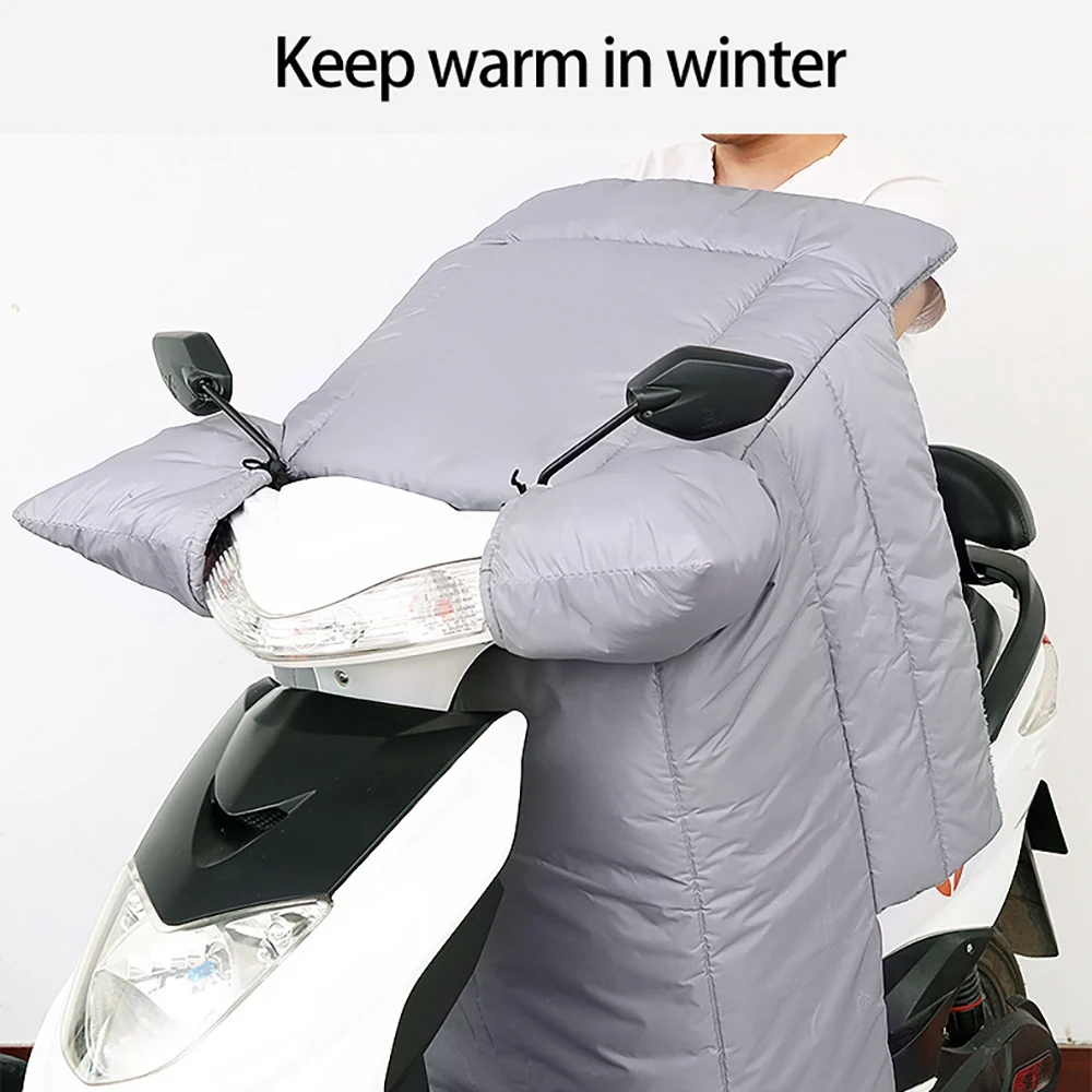 Motorcycle Winter Windproof Windshield Quilts Scooter Leg Cover Muff Leg Lap Apron Blanket Car