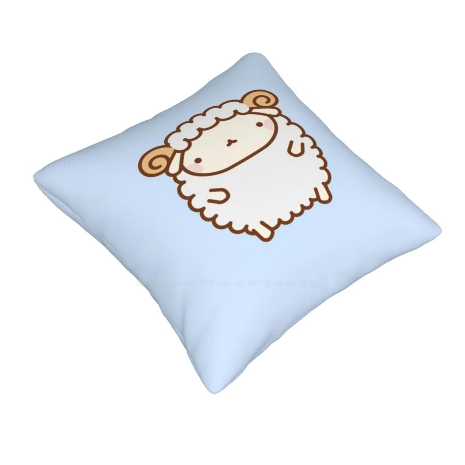 Cute Sheep Pillows Case Bedroom Home Decoration Cute Sheep Animal Ram Goat Kids Children Mom Parents Boys Girls Toddler Baby