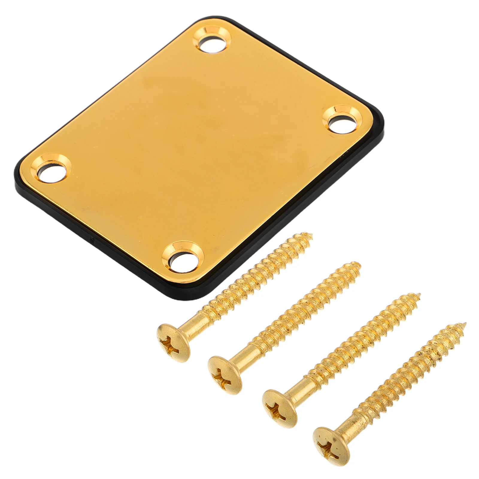 

Guitar Neck Gasket Electric Bass Plate Adjusting Washer Accessories Golden Joint Replacement Neckplate Acoustic Guitar Parts