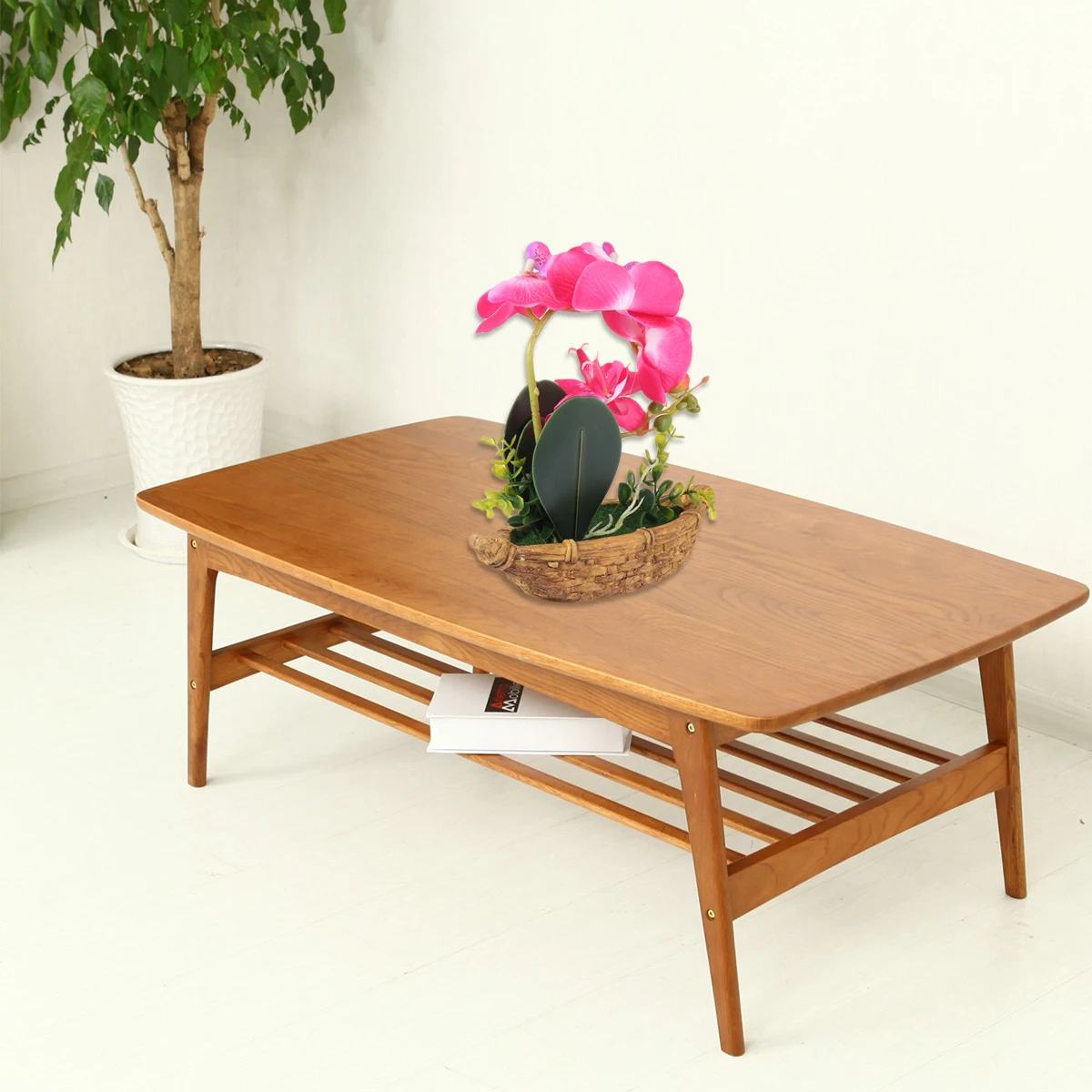 

Simulated Phalaenopsis Bonsai Orchid Flowerpot Fake Plant Ornament Garden Indoor Plants