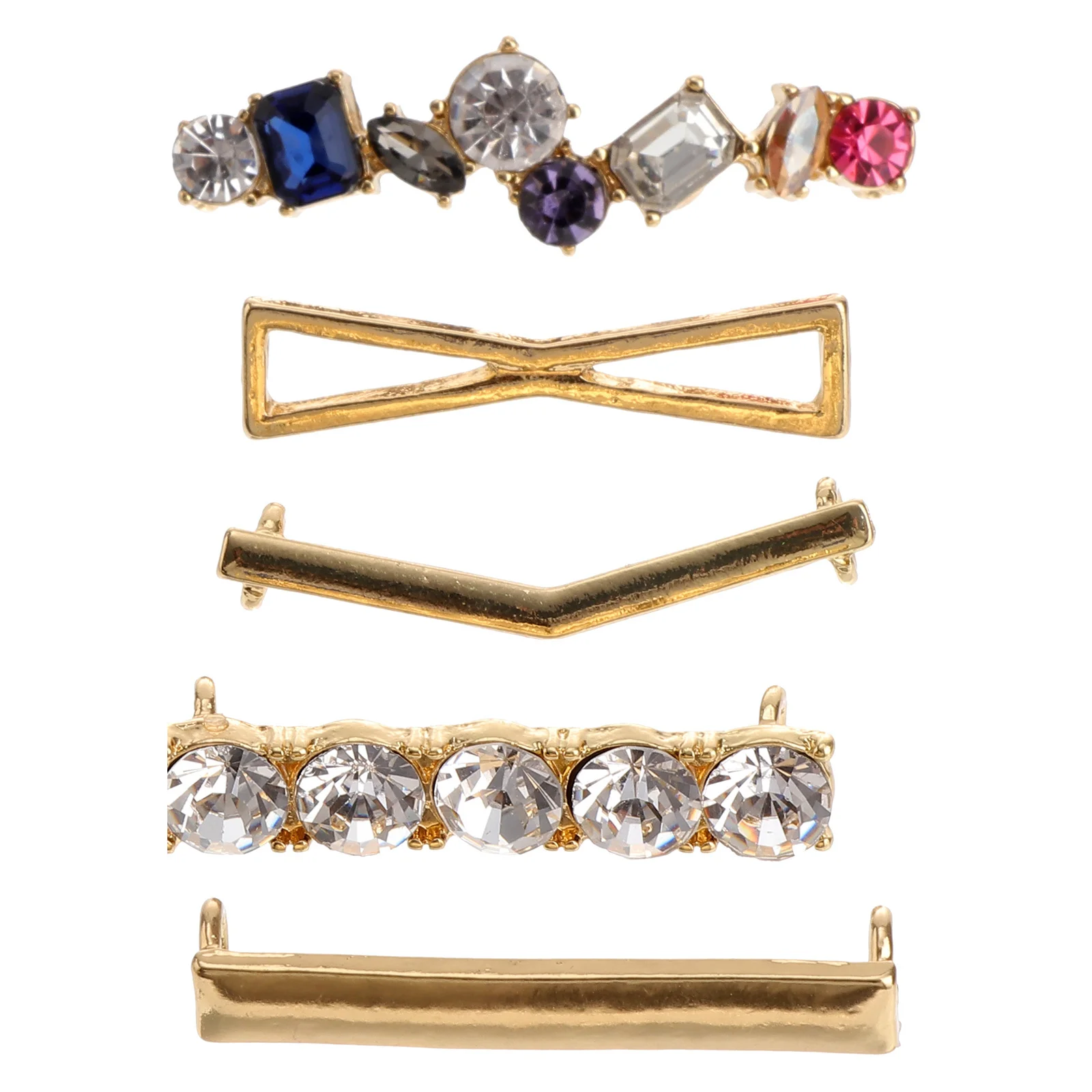 

8pcs Metal Shoelace Buckles Silver Anti-Loose Shoe Strap Clips Durable Shoes Accessories Alloy Lace Hooks Sports Shoes Supplies