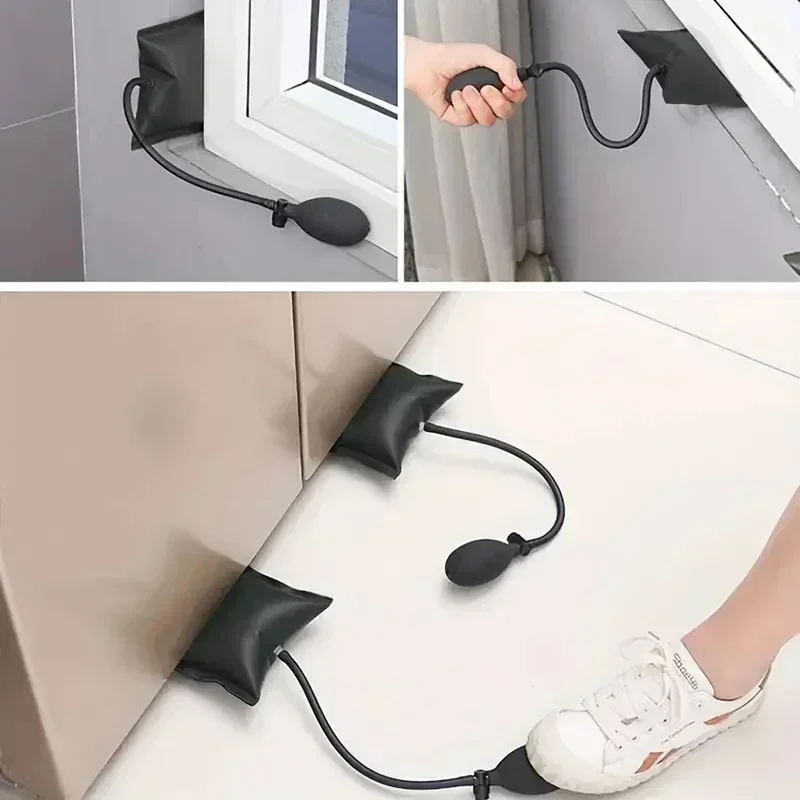  حقيبة تحديد موضع تثبيت نافذة باب السيارة - أسافين مضخة وسادة هوائية قابلة للنفخ لمحاذاة السيارات #4