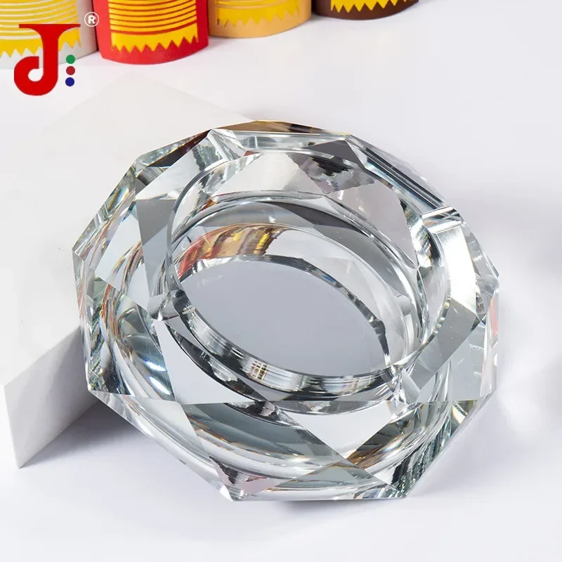 1pcs Diamond crystal glass ashtrays popular in homes and offices, cigar ashtrays