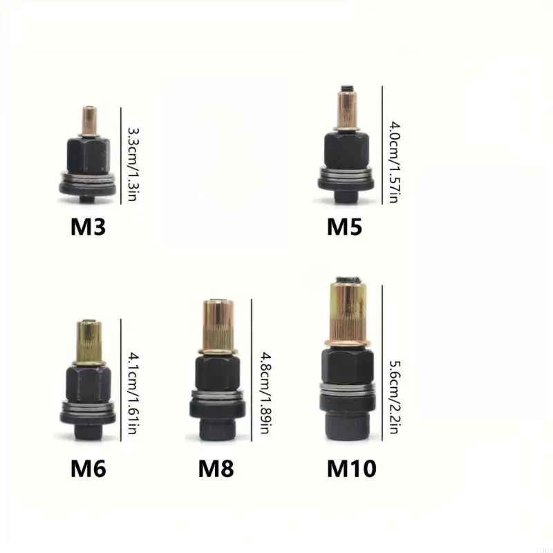 Antislip Rivet Nut Installer Hand Rivet Nut Head For Metal Sheet And Plates
