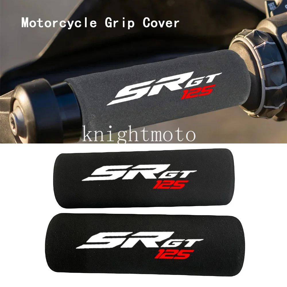 Motorcycle Grip Cover Shockproof Motorcycle Sponge Grip Non-Slip Handlebar Grip Sponge Cover for Aprilia SR GT 125 200 2022-