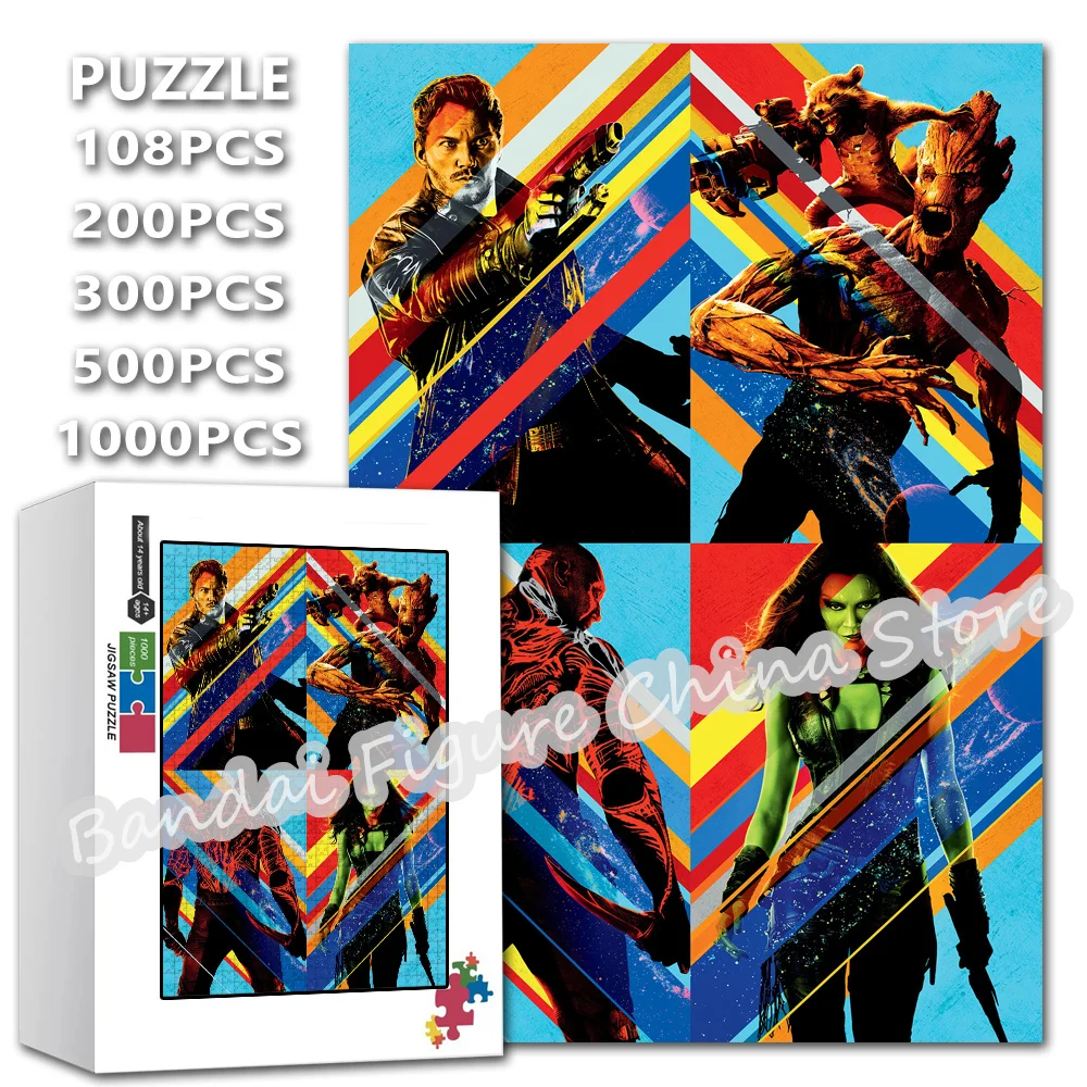

Пазл Disney Superhero Decompress Guardians of The Galaxy Movies с принтом 108/200/300/500/1000 деталей Пазлы