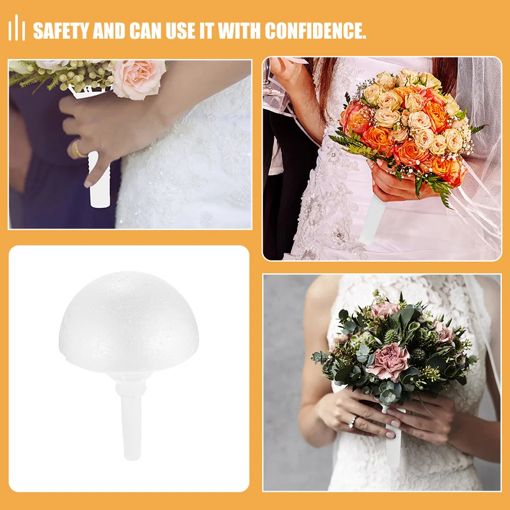 

1Set Floral Handle Holder Wedding Bouquet Stand Bridal Supplies DIY Bridal Flower Holder Desktop Bouquet Stand