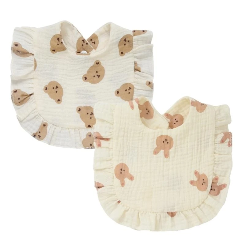 مريلة تغذية للرضع J15U مريلة لحديثي الولادة من LotusLeaf مريلة مستلزمات الأطفال #5