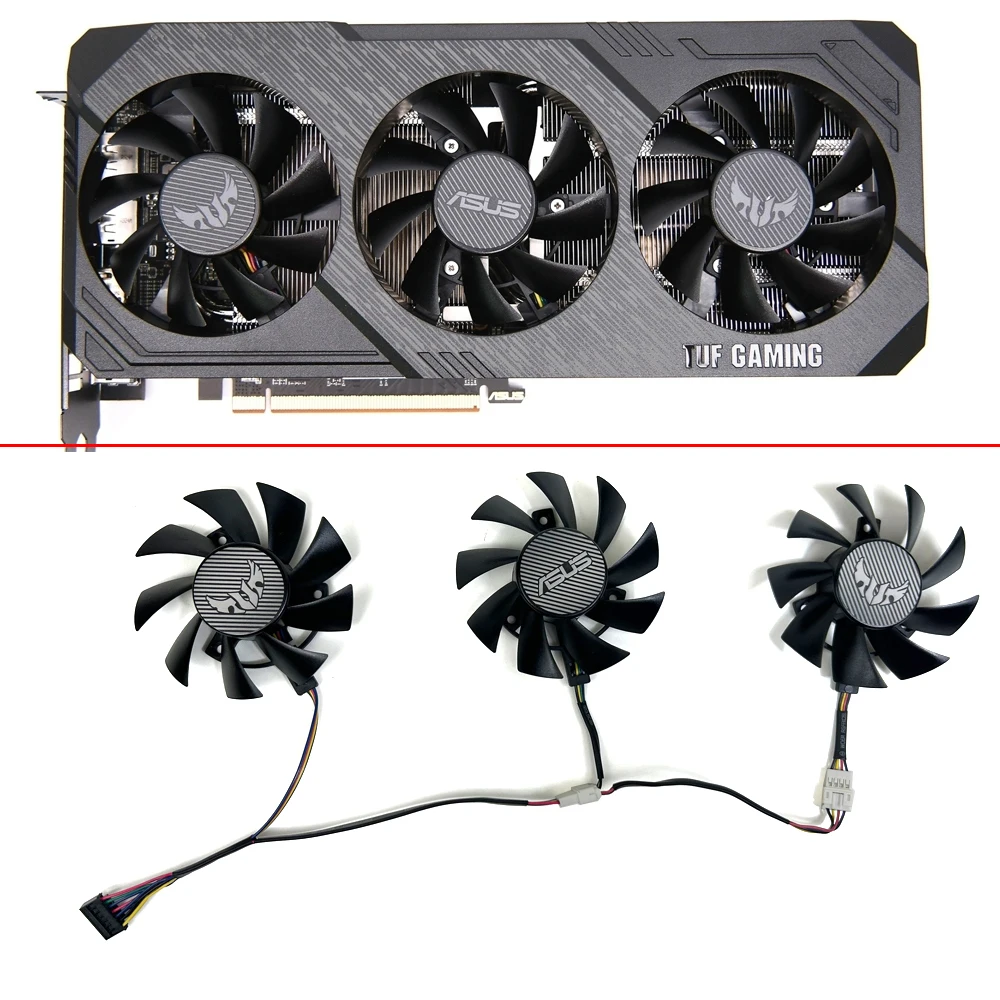 75MM T128015BU PLA08015S12HH Graphics Cooling Fan TUF Gaming X3 RX5600 RX5700XT for ASUS TUF Gaming X3 RX 5700 XT RX 5700 XT