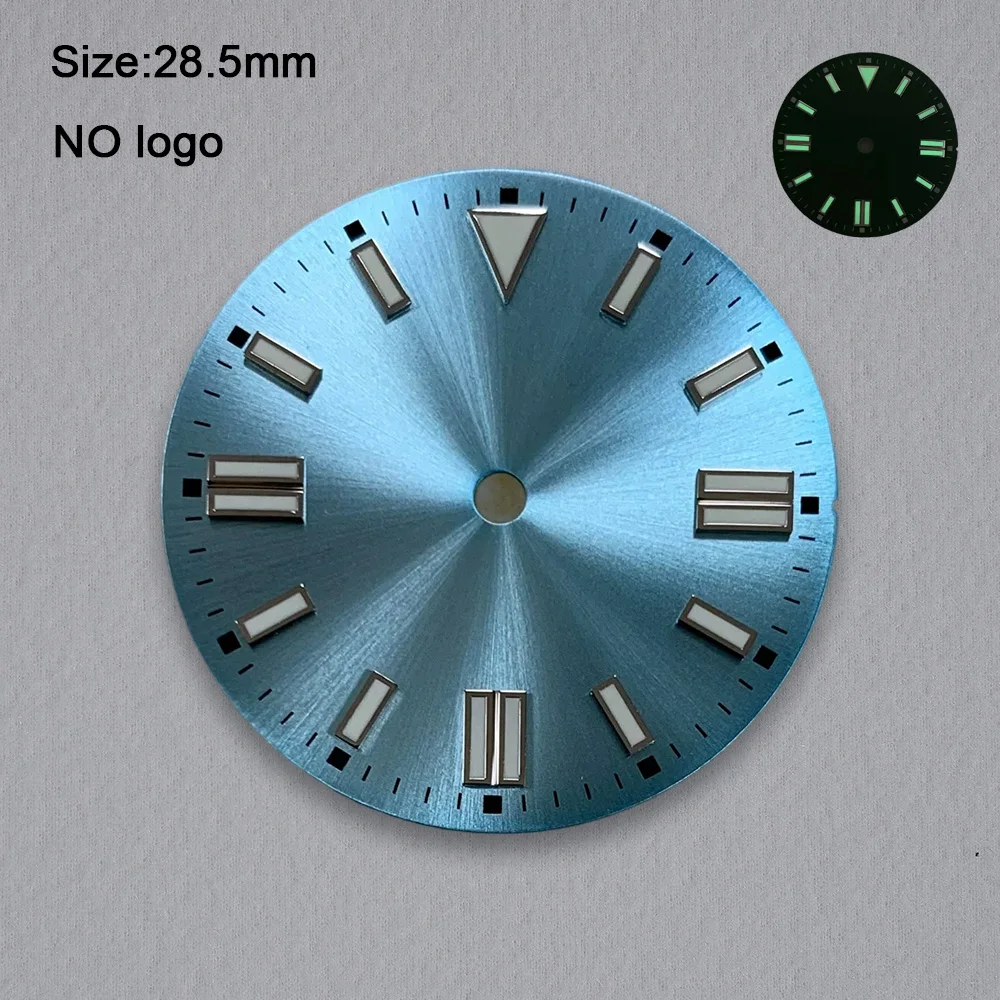28.5mm No Logo Blank Dial For NH35 Movement Custom Logo Watch Dials Hands Accessories Repair Tools