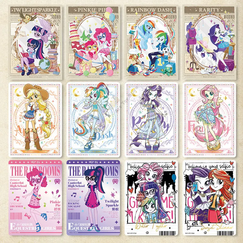 

KAYOU Genuine My Little Pony Card The Magic Book Friendship Sonic Boom Game Collection Card Аниме Периферийная игрушка Оригинальная коробка