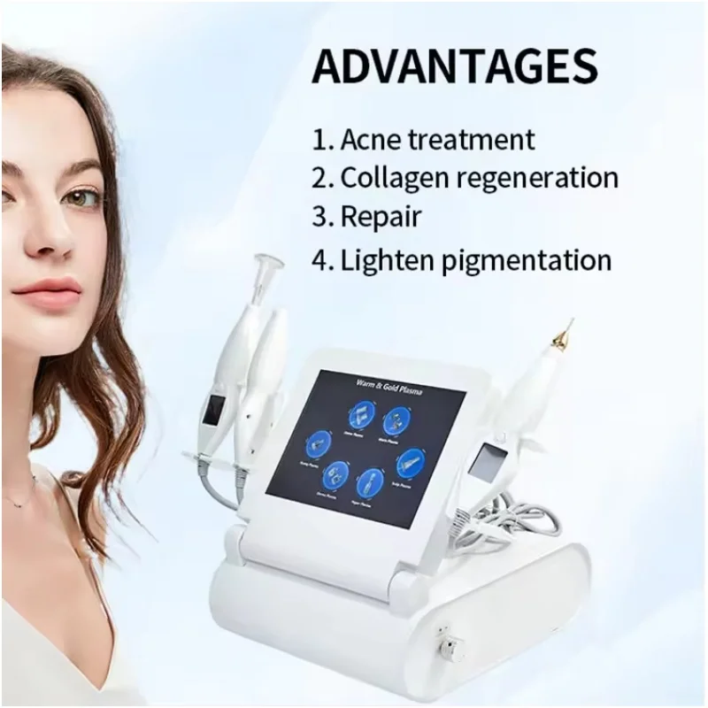 Portable Fusional Cold Pla Sma Acne Mole Spot Wrinkles Removal Fractional Roller Plas Ma Fibroblast Ozone Jet Pla Sma Pen
