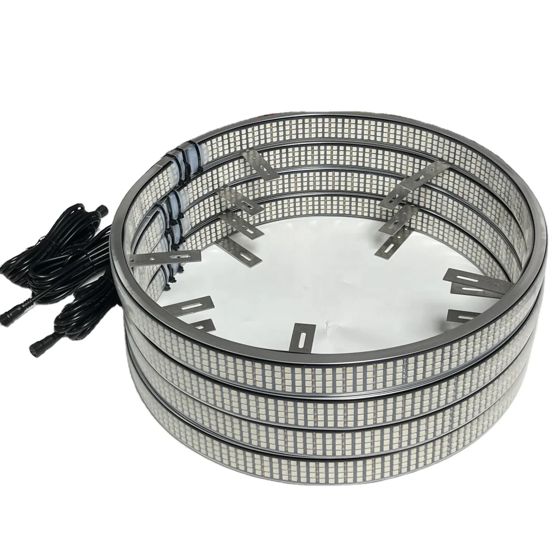 

Kingshowstar Upgrade 4pcs 8-Row RGBW Wheel Rim Lights Brightest 4-Row Quad LED Wheel Light for Cars 12V LED Bulb New Condition