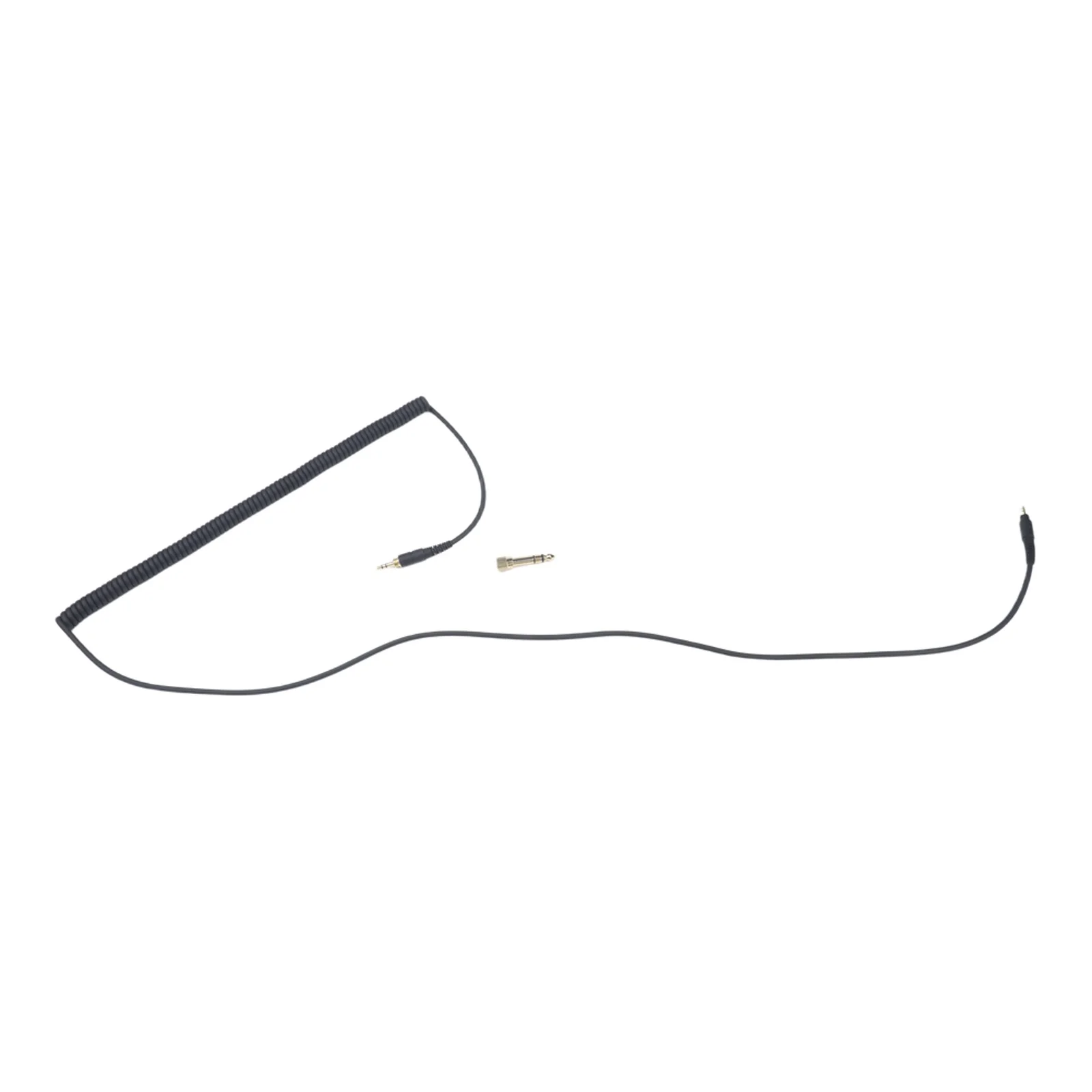 3 Meter Spring Headphone Cable for AKGK361 with Secure Connectors and 6 35 Inch Adapter for Enhanced For Audio Connection