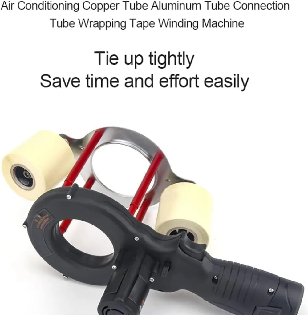 Electric Tape Wrapping Machine Air Conditioner 7cm Pipe Cable Tie Winding Tool, Copper Pipe Taping Machine WK-600