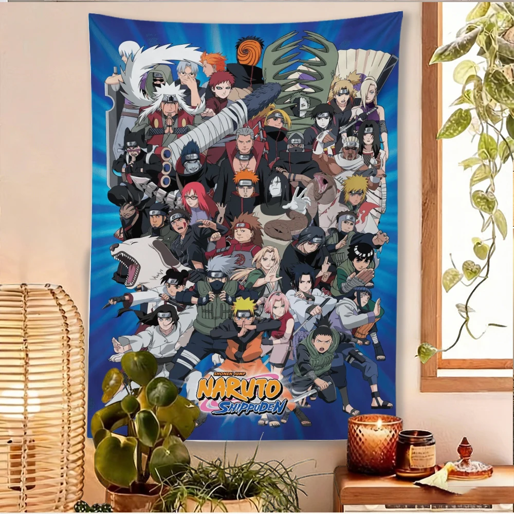 Naruto Shippuden Anime Tapestr - Wall Scroll Tapestry 评论和价格