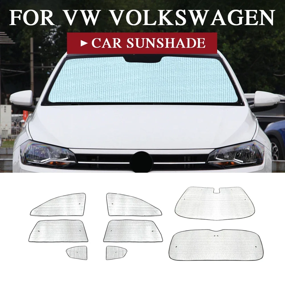 

For VW Volkswagen Atlas Polo Hatchback Car Sun Shade Windshield Side Window UV Reflector Sun Visor Accessories Cool Interiors