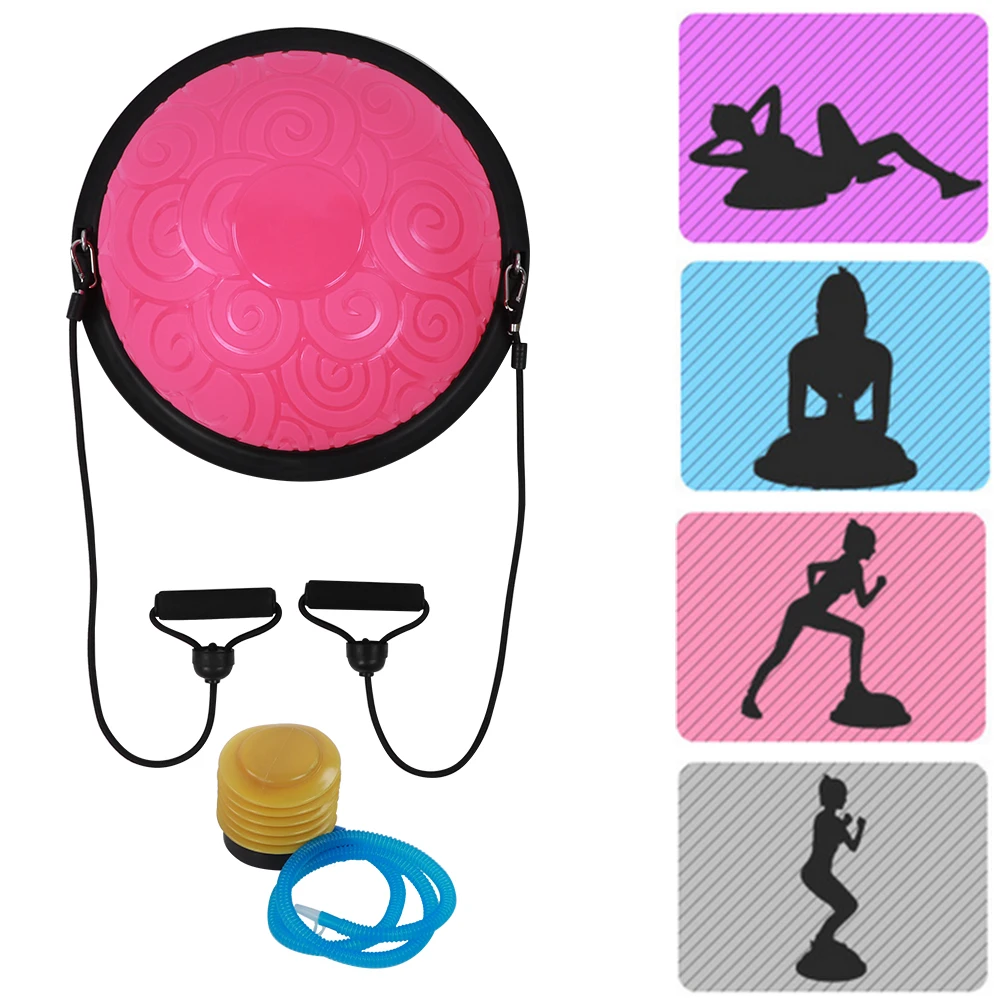 Fitness Ball Yoga Halb Ball Verdicken Explosionsgeschützte Balancieren Halb Ball Trainer Yoga Pilates Fitness Übung Ausrüstung