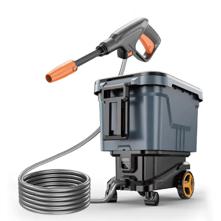 

High Power Electric Washer 1160PSI Car Washing Machine Portable Rechargeable Lithium Battery Car Cleaning Washer Home Garden Use