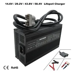 900W 12V 24V 36V 48V 10A 20A 30A Lifepo4 Battery Fast Charger 14.6V 29.2V 43.8V 58.4V LFP Smart Charger