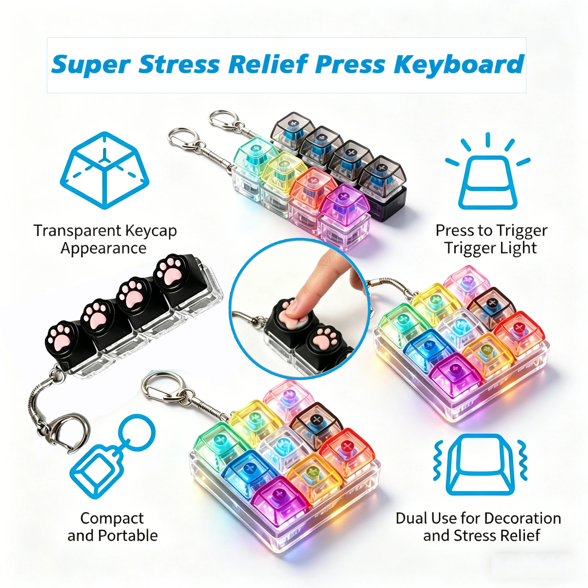 @2P Işıklı Sessiz Klavye Anaht - Home Office Keyboard incelemesi ve fiyatı