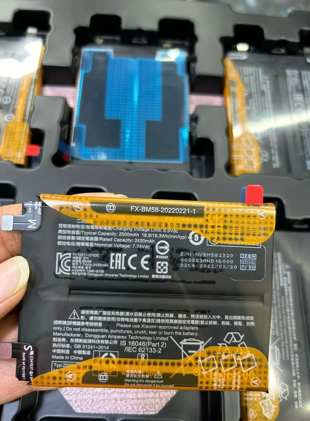 

Brand New BM58 5000mAh Battery For Xiaomi 11T Pro 5G/ Mix 4 Phone Replacement Batteries